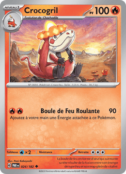 Crocogril 024/266 Pokémon Faille Paradoxe (EV04)