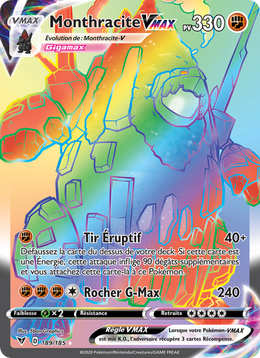 Monthracite VMAX 189/203 Pokémon Voltage Éclatant