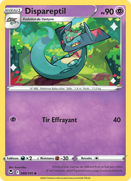 Dispareptil 088/215 Pokémon Tempête Argentée (SIT)