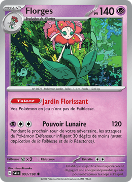 Florges 093/258 Pokémon Écarlate et Violet (EV01)