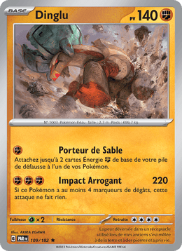 Dinglu 109/266 Pokémon Faille Paradoxe (EV04)