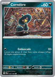 Cornèbre 057/130 Pokémon Flammes Fantasmagoriques (ME02)