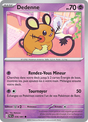 Dedenne 036/245 Pokémon Destinées de Paldea (EV4.5)