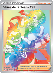 Sbire de la Team Yell 210/216 Pokémon Épée et Bouclier