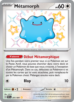 Métamorph - Ditto - Destinées de Paldea 201