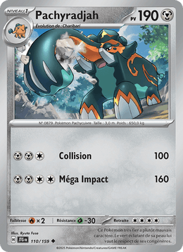 Pachyradjah 110/190 Pokémon Aventures Ensemble (EV09)