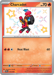 Charbambin 114/245 — Pokémon Destinées de Paldea (EV4.5)
