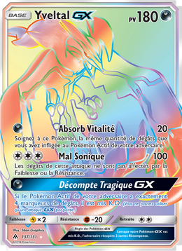 Yveltal GX 137/146 — Pokémon Lumière Interdite (FLI)