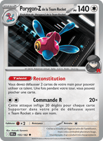Porygon-Z de la Team Rocket 155/244 Pokémon Rivalités Destinées (EV10)