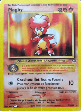 Magby 23/111 Pokémon Neo Genesis (N1)