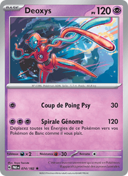 Deoxys 074/266 Pokémon Faille Paradoxe (EV04)