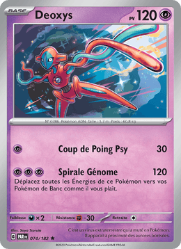 Deoxys 074/266 Pokémon Faille Paradoxe (EV04)
