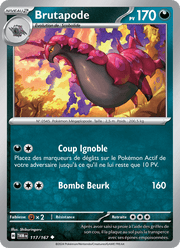 Brutapode 117/226 Pokémon Mascarade Crépusculaire (EV06)