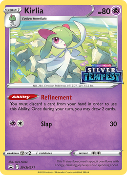 Kirlia SWSH271/PROMO — Pokémon Promo Épée et Bouclier (SWSHP)