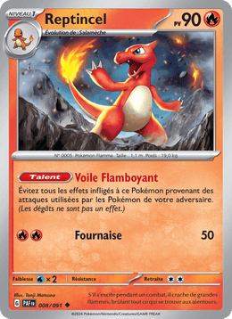 Reptincel 008/245 Pokémon Destinées de Paldea (EV4.5)