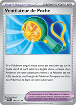 Ventilateur de Poche 150/226 Pokémon Mascarade Crépusculaire (EV06)