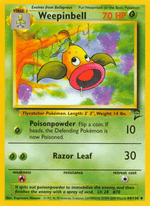 Weepinbell 64/130 Pokémon Base Set 2 (B2)