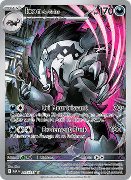 Ixon de Galar - Galarian Obstagoon - Héros Transcendants 245