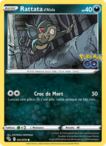 Rattata d'Alola 041/88 Pokémon Pokémon GO