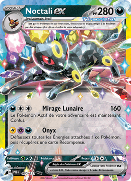 Noctali-ex 060/180 Pokémon Évolutions Prismatiques (EV8.5)