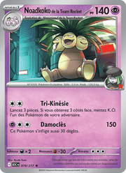 Noadkoko de la Team Rocket 078/295 Pokémon Héros Transcendants (ME2.5)