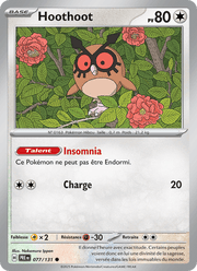 Hoothoot 077/180 Pokémon Évolutions Prismatiques (EV8.5)