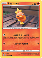 Poussifeu 22/201 Pokémon Ténèbres Embrasées