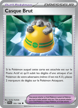 Casque Brut 193/258 Pokémon Écarlate et Violet (EV01)