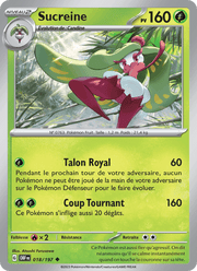 Sucreine 018/230 Pokémon Flammes Obsidiennes (EV03)