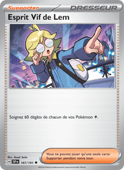 Esprit Vif de Lem 167/252 Pokémon Étincelles Déferlantes (EV08)