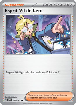 Esprit Vif de Lem 167/252 Pokémon Étincelles Déferlantes (EV08)