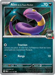 Abo de la Team Rocket 112/244 Pokémon Rivalités Destinées (EV10)