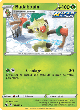 Badabouin 17/233 Pokémon Règne de Glace (CRE)
