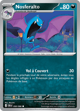 Nosferalto 050/122 Pokémon Chaos Ascendant (ME04)