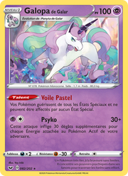 Galopa de Galar 82/216 Pokémon Épée et Bouclier