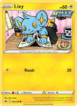 Lixy 039/160 Pokémon Zénith Suprême (CRZ)