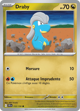 Draby 112/190 Pokémon Aventures Ensemble (EV09)