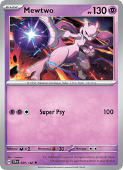 Mewtwo 059/175 Pokémon Couronne Stellaire (EV07)