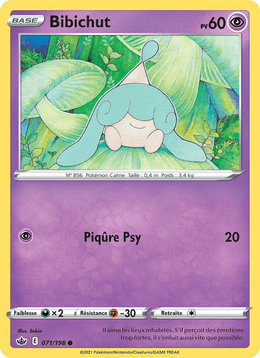 Bibichut 71/233 Pokémon Règne de Glace (CRE)