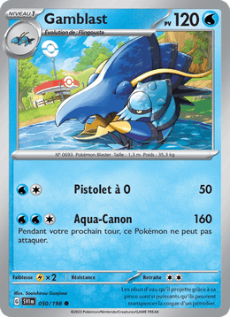 Gamblast 050/258 Pokémon Écarlate et Violet (EV01)