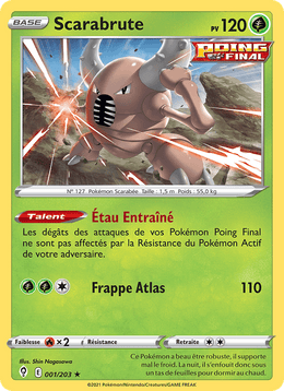 Scarabrute 1/237 Pokémon Évolution Céleste (EVS)
