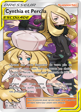 Cynthia et Percila 228/271 — Pokémon Éclipse Cosmique (CEC)