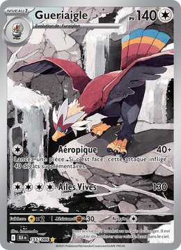Gueriaigle 155/86 — Pokémon Foudre Noire (BLK)