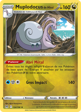 Muplodocus de Hisui 134/247 — Pokémon Origine Perdue (LOR)
