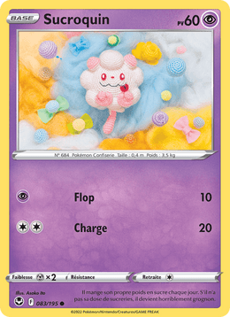 Sucroquin 083/215 Pokémon Tempête Argentée (SIT)