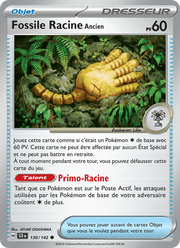 Fossile Racine Ancien 130/175 Pokémon Couronne Stellaire (EV07)