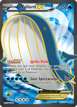 Wailord EX 147/164 — Pokémon Primo-Choc (PRC)