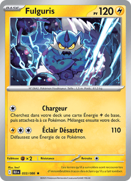 Fulguris 033/172 Pokémon Foudre Noire (BLK)