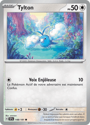Tylton 148/252 Pokémon Étincelles Déferlantes (EV08)