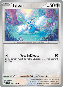 Tylton 148/252 Pokémon Étincelles Déferlantes (EV08)